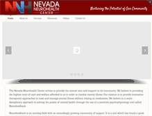 Tablet Screenshot of nevadaneurohealthcenter.com